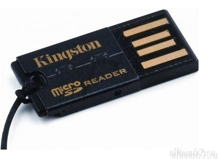 Картридер Kingston G2 Reader, microSD/microSDHC, USB 2.0
